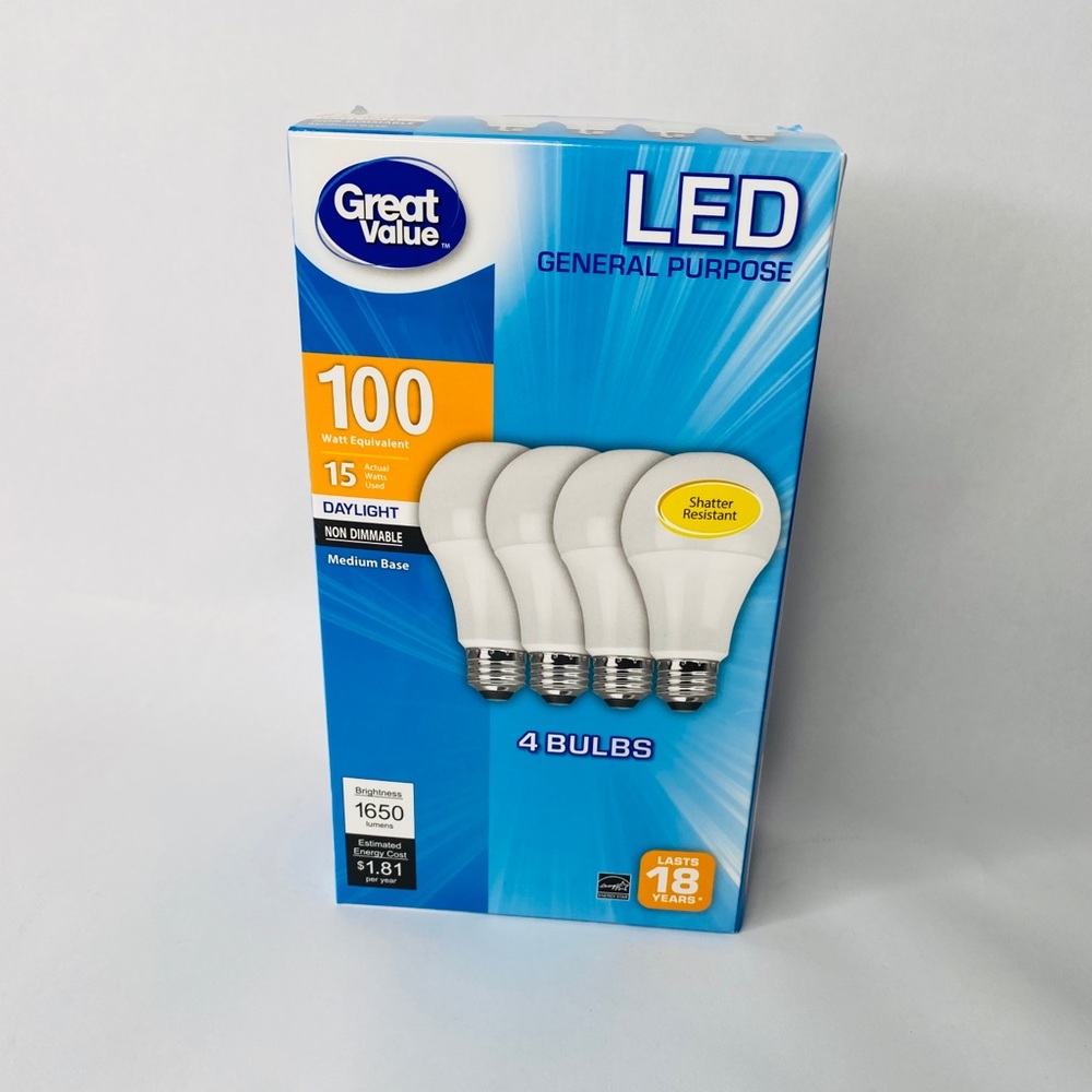 Great Value LED General Purpose 100 Watt Soft